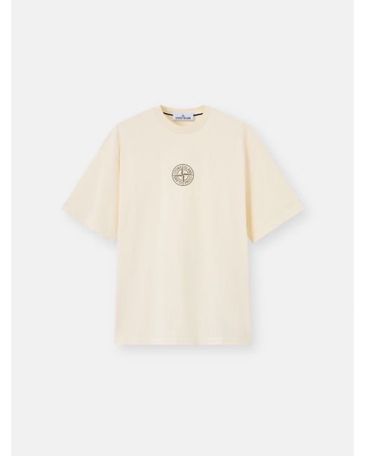 Stone Island White 2100001 Organic Cotton Jersey for men