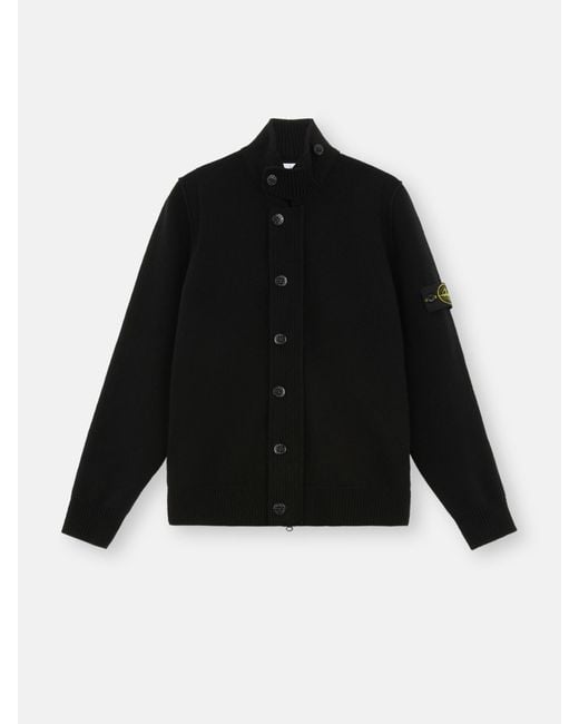 Stone Island Black 547A3 Lambswool for men