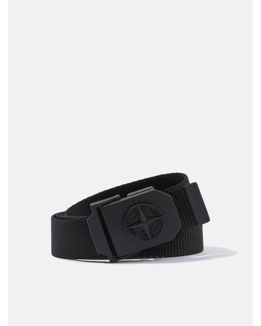 Stone Island Black 9300003 Nylon Tape for men