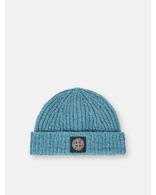 N100014 Fancy Yarn Mouliné Wool di Stone Island in Blue da Uomo