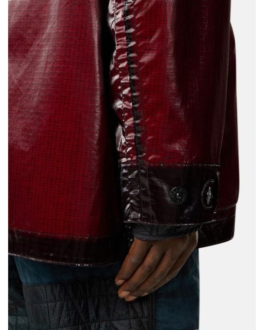 4100079 Uneven Ripstop Prismatico Stone Island de hombre de color Red