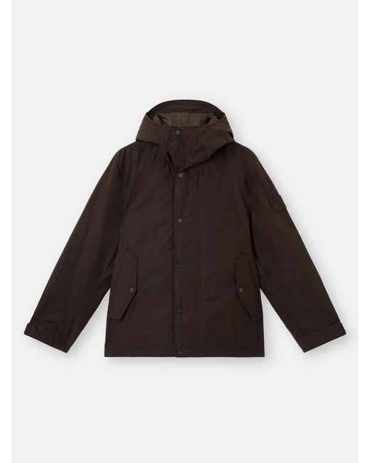 Stone Island Brown 4100105 Weatherproof Cotton Canvas Ghost for men