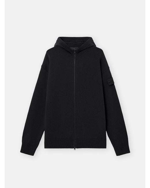 Stone Island Black 5100064 Cotton Cashmere S. I. Ghost for men