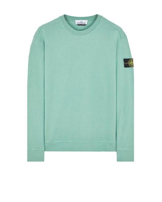 Stone Island Green Sweatshirt Cotton for men