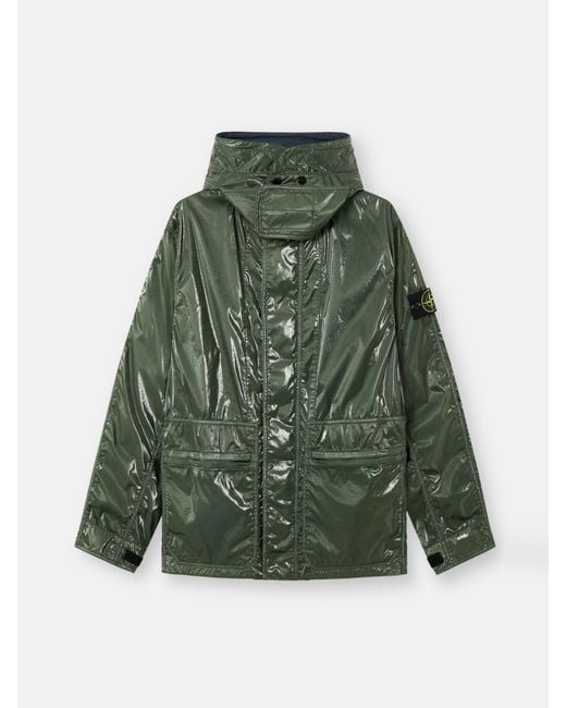 Stone Island Green New Balance Summer '026 Capsule Jacket for men