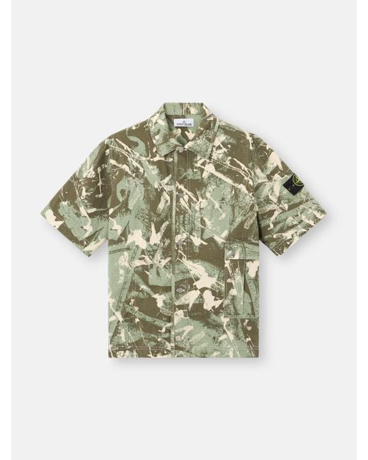 Stone Island Multicolor 1100012 Scan Camo On Stretch Ripstop-Ovd for men