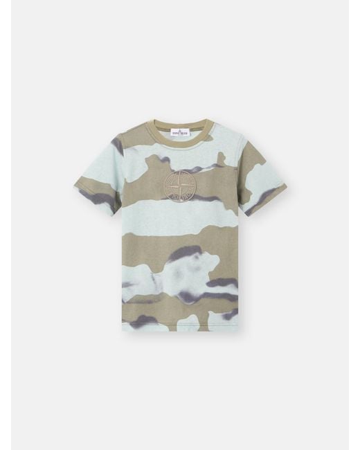 2100008 Camo Dis. Desert Jersey Stone Island pour homme en coloris Gray