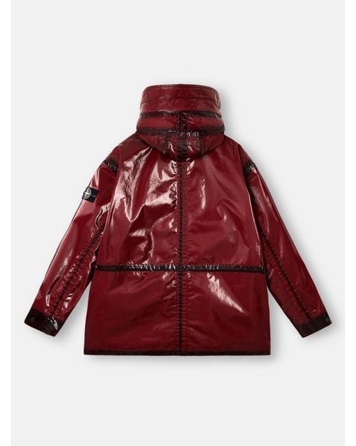 4100079 Uneven Ripstop Prismatico Stone Island de hombre de color Red