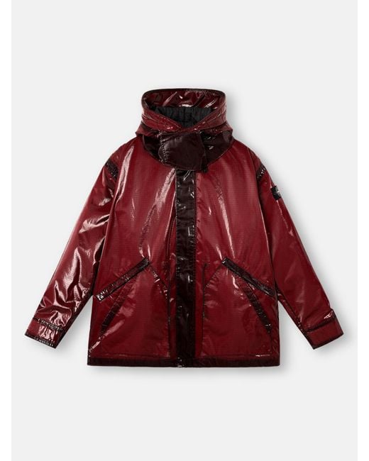 Stone Island Red 4100079 Uneven Ripstop Prismatico for men