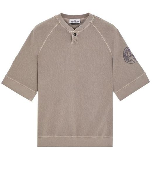 Stone Island Sweatshirt baumwolle in Gray für Herren