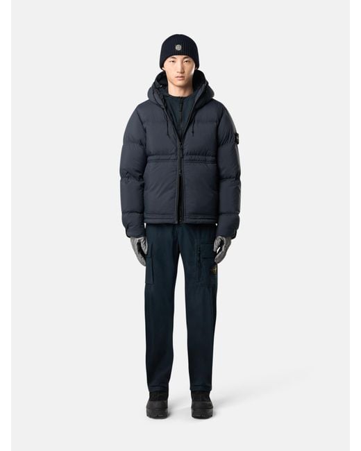 4100019 Matt Ripstop Cordura Advanced Fabrics Stone Island de hombre de color Blue