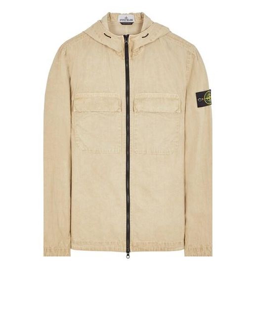 Stone Island Natural Shirts Cotton for men