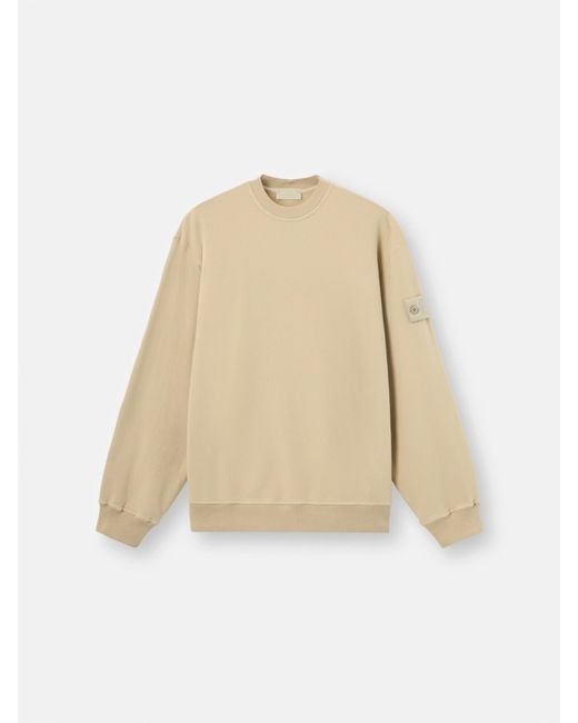 Stone Island Natural 6100069 Stretch Cotton Fleece S. I. Ghost for men