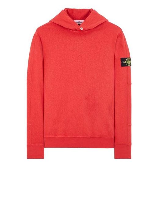 Stone Island Sweatshirt baumwolle in Red für Herren
