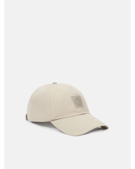 Stone Island White 9100016 All-Weather Cotton Canvas S. I. Ghost for men
