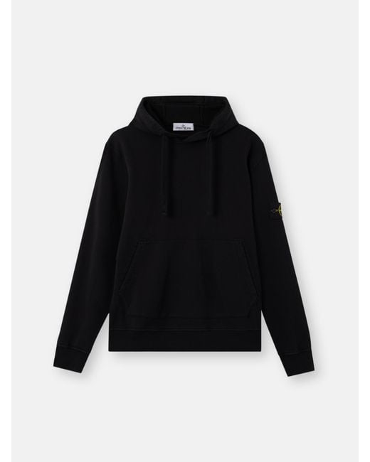 Stone Island 6100045 Organic Cotton Fleece in Black für Herren