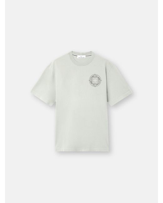Stone Island White 2100001 Organic Cotton Jersey for men