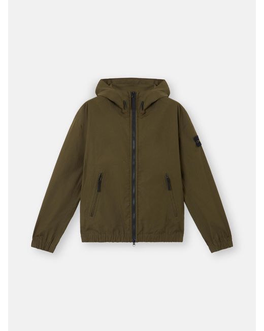 Stone Island Green 4100079 Supima Cotton Canvas Non-Aqueous Dyeing Technology for men