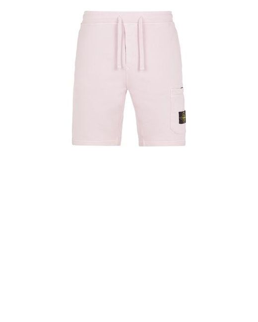 Stone Island Sweatshirts-bermudas baumwolle in Pink für Herren