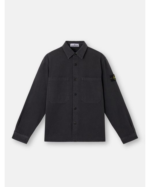 Stone Island Blue 1200025 Organic Panama Cotton 'Old' Effect for men