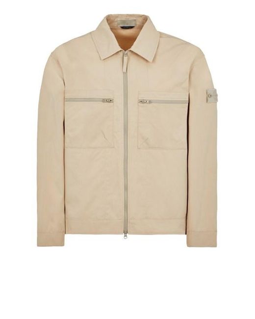 Stone Island Natural Lightweight Jacket Cotton for men