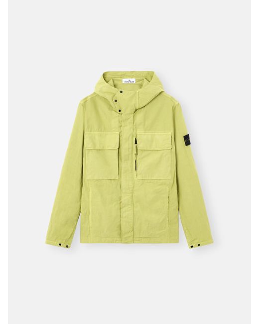 Stone Island Yellow Q100012 Canvas Weave Cotton, Organic Cotton for men