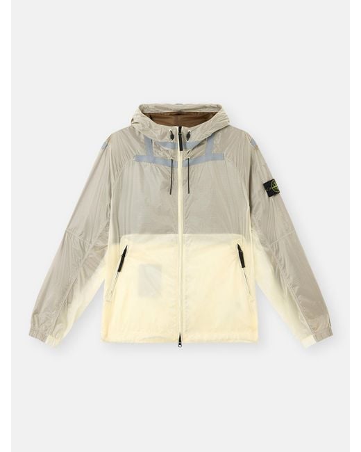 Stone Island Natural Q100008 Ripstop Light Ht Nylon for men