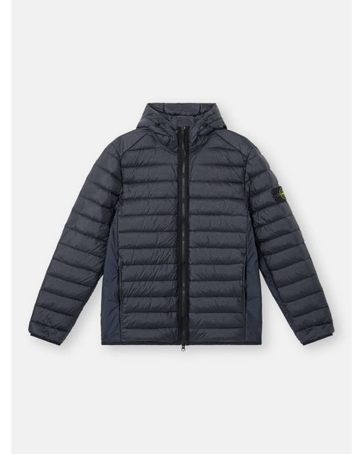 Stone Island Blue 4100403 Loom Woven Chambers Nylon Down-Tc, Recycled Nylon for men
