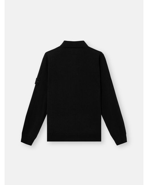5100076 Pure Light Rws Wool Ghost Stone Island de hombre de color Black