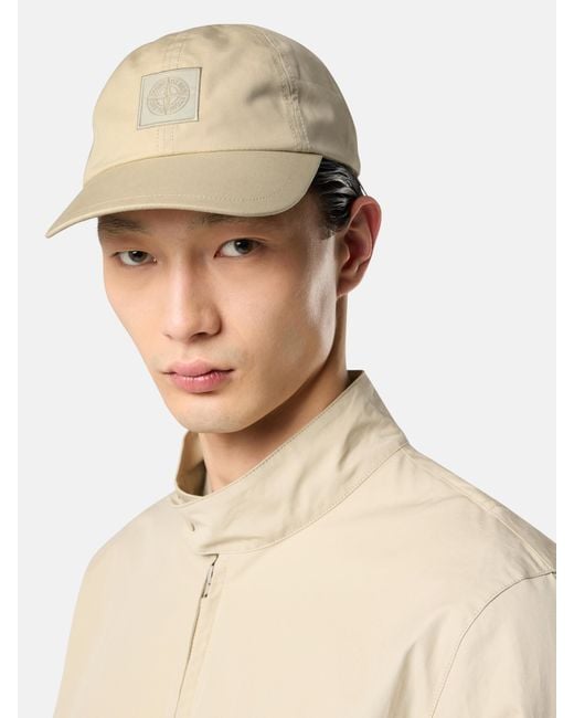 Stone Island Natural 9100011 Weatherproof Cotton Canvas Ghost for men