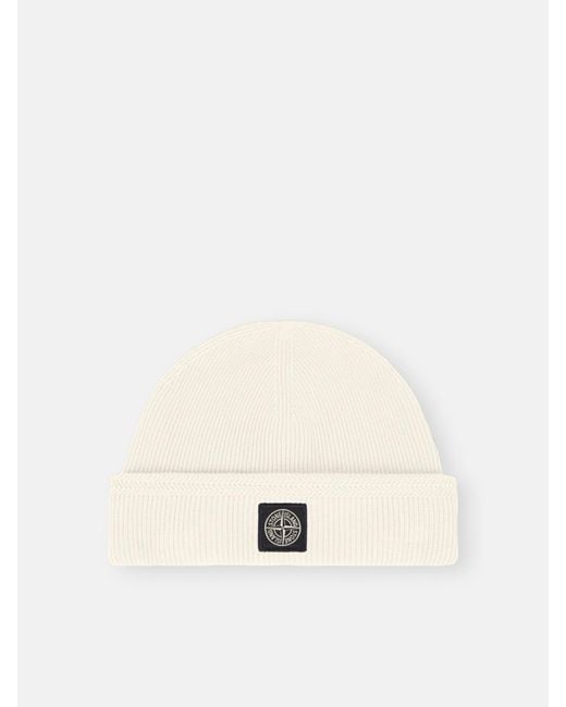 Stone Island Natural N100102 Ribbed Soft Organic Cotton for men
