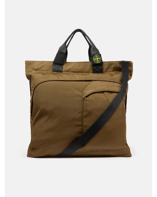 Stone Island 9200015 Resin Treated Cordura 1500 in Green for