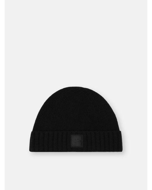 N100015 Cashmere Ghost di Stone Island in Black da Uomo