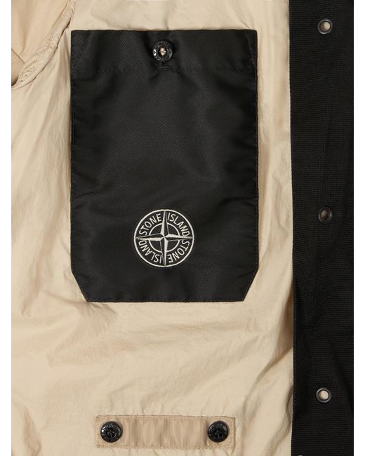 4100087 Run-Proof Nylon Mesh-Tc Stone Island de hombre de color Natural