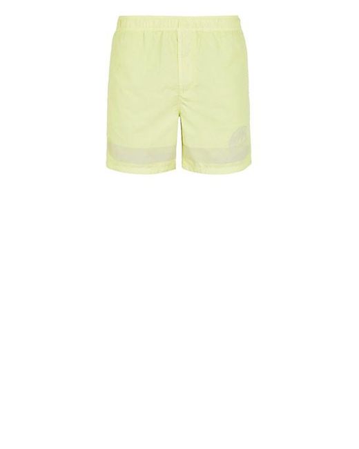 Stone Island Yellow Beach Shorts Polyamide for men