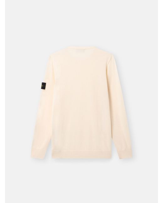 5100071 Light Pure Rws Wool Stone Island de hombre de color Natural