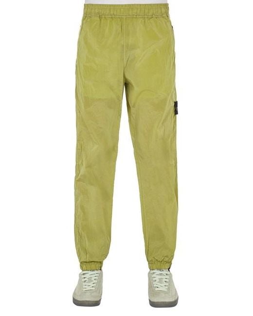 Stone Island Green Trousers Polyamide for men