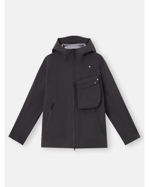 Stone Island Black 4100081 3L Gore-Tex Made With Bionic Polyester Face Stellina for men