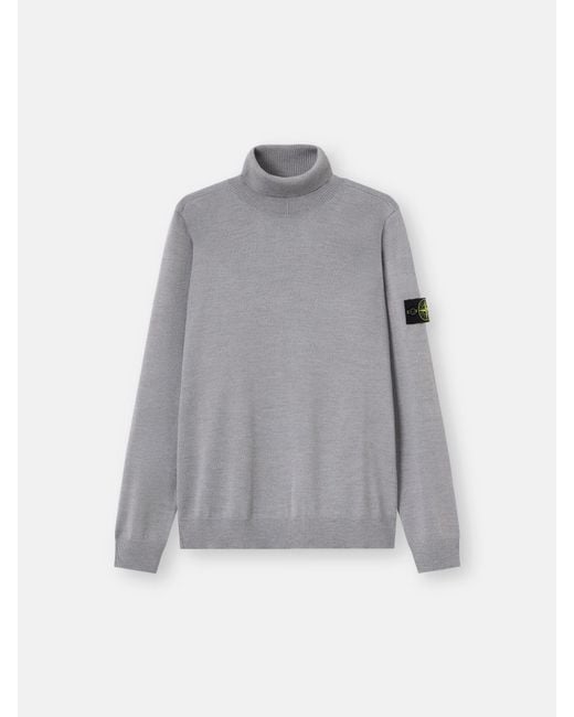 Stone Island Gray 5100025 Light Pure Rws Wool for men