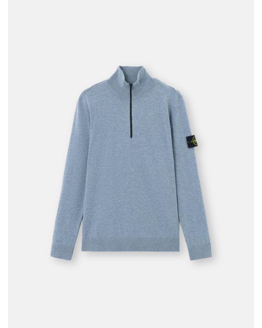 Stone Island Blue 5100012 Light Rws Geelong Wool for men