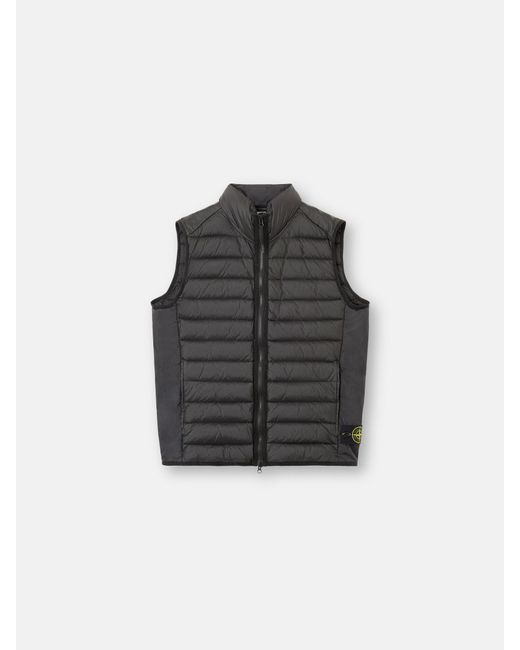 Stone Island Black G100007 Loom Woven Chambers Nylon Down-Tc, Recycled Nylon for men