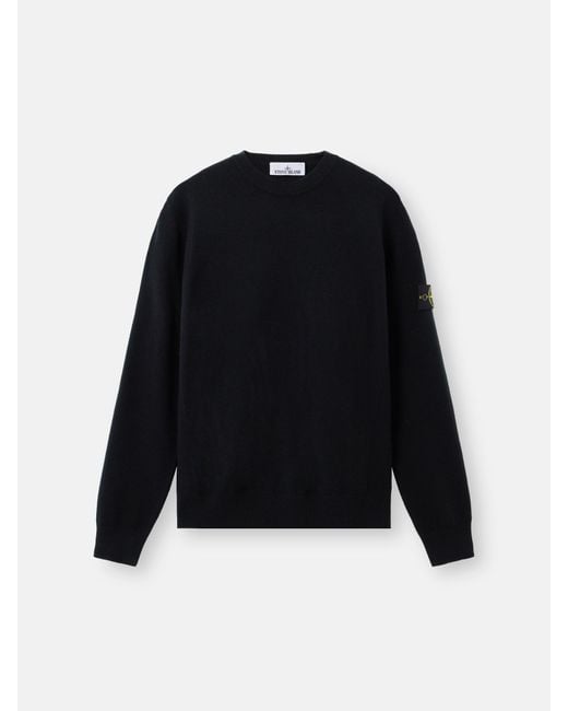 Stone Island 5100001 Stretch Rws Wool in Black für Herren