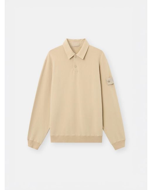 Stone Island Natural 6100026 Stretch Cotton Fleece S. I. Ghost for men
