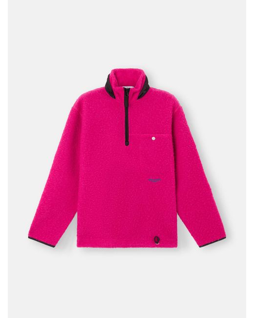 Stone Island Pink 6100025 Ratteen Wool Poly Fleece Marina for men