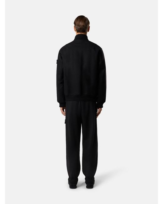Stone Island Black 4100102 Performance Flannel Ghost for men