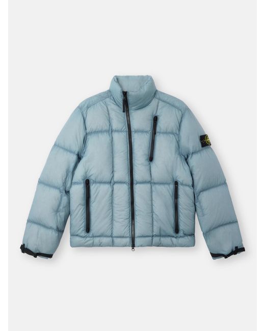 Stone Island Blue 4100017 Seam Faded Light Nylon Tela for men
