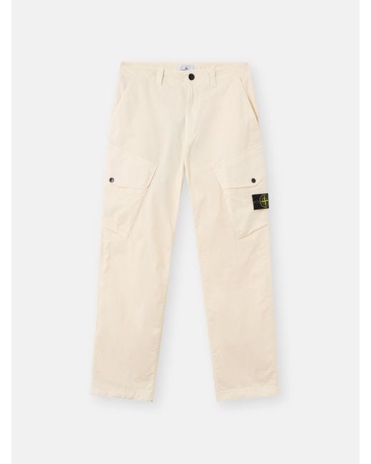 Stone Island Natural 3100003 Stretch Organic Cotton Twill for men