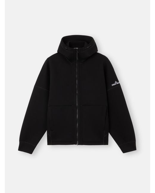 Stone Island Black 6100031 Scuba Fleece for men