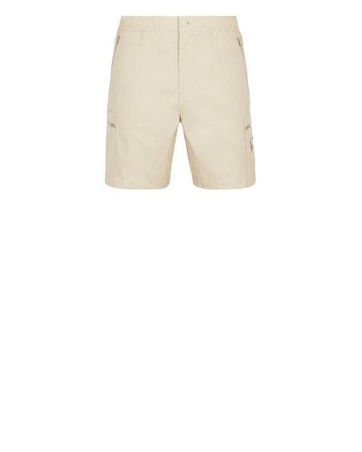 Stone Island Natural Bermuda Shorts Cotton for men