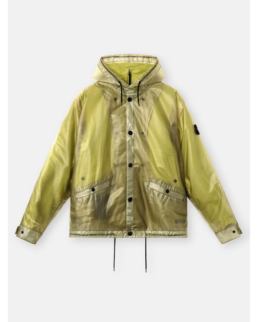 Stone Island Green 4100085 Translucent Cover + Cotton Moleskin for men